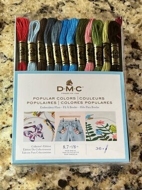 DMC Popular Colors Embroidery Floss Collector's Edition Pack -  NIB